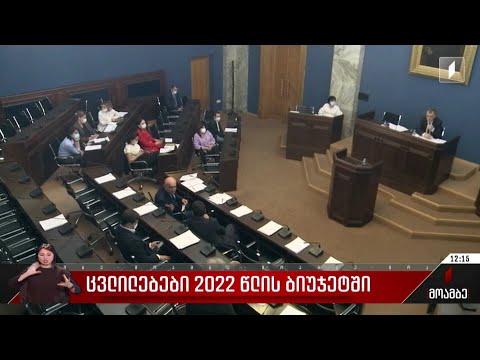 ცვლილებები 2022 წლის ბიუჯეტში